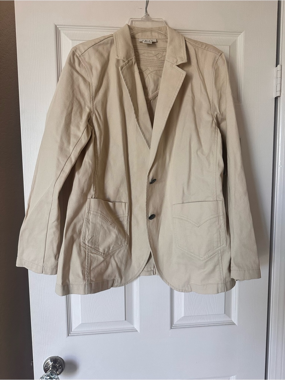 Ariat Women's Lightweight Beige Blazer Jacket size large